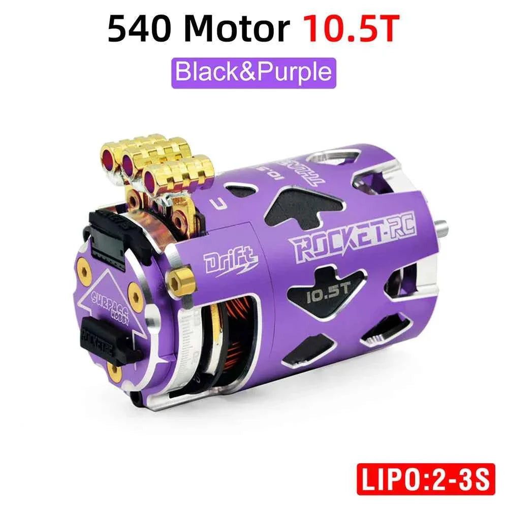 Rocket RC Brushless Motor Thunder 540 Sensored 10.5T 13.5T 3.175 mm Shaft for 1/10 RC Racing Drift Car Parts Surpass Hobby