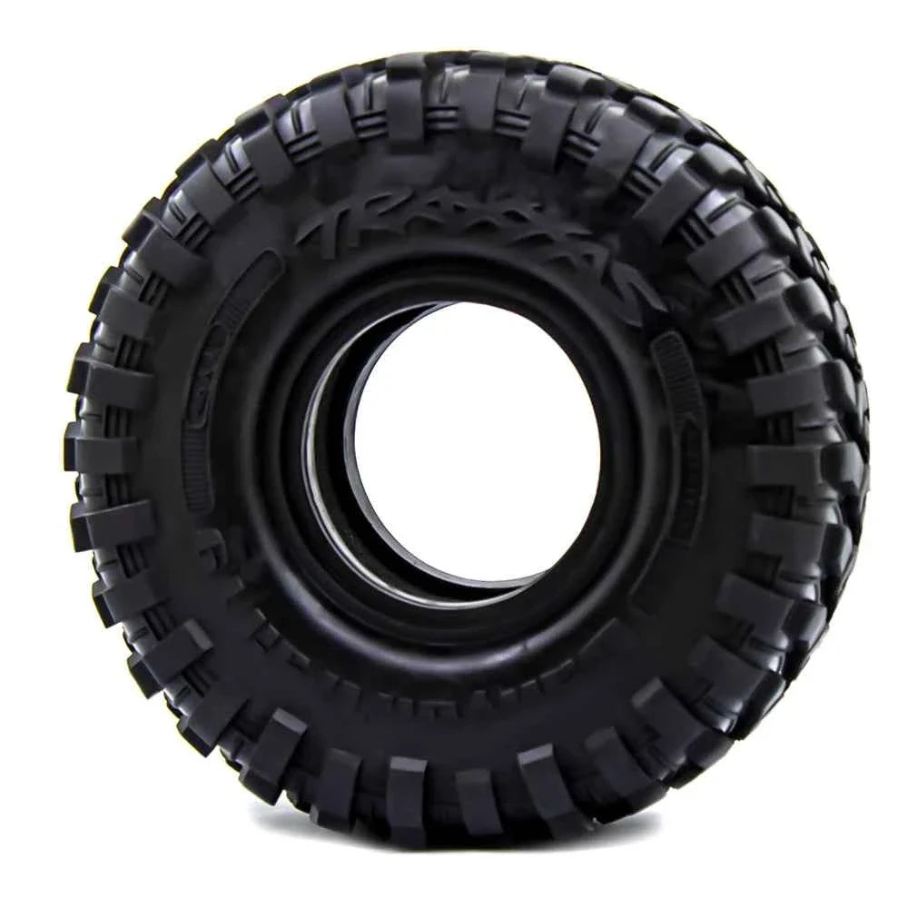 RC 120MM 1.9" Rubber Rocks Tires for 1:10 RC Rock Crawler Axial SCX10 Canyon Trail Trax TRX-4 TRX6 #8174