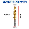 LiYu Shank Titanium Plated HSS Screw Thread Metric Tap Drill Bits Screw Machine Compound Tap M3 M4 M5 M6 M8 M10 Hand Tools
