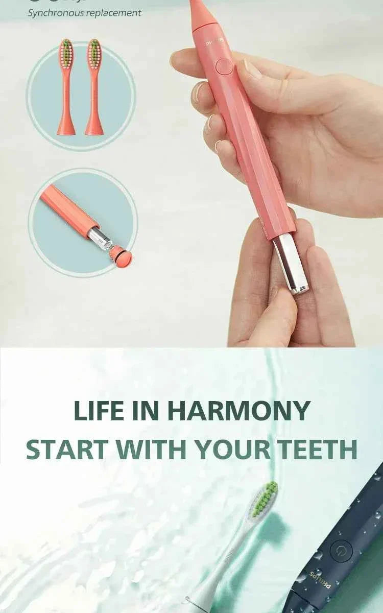 PHILIPS Sonicare Electric Toothbrush HX2431/HY1100 Adult Rechargeable Acoustic Wave Vibration Tooth Brush with USB Charge Base