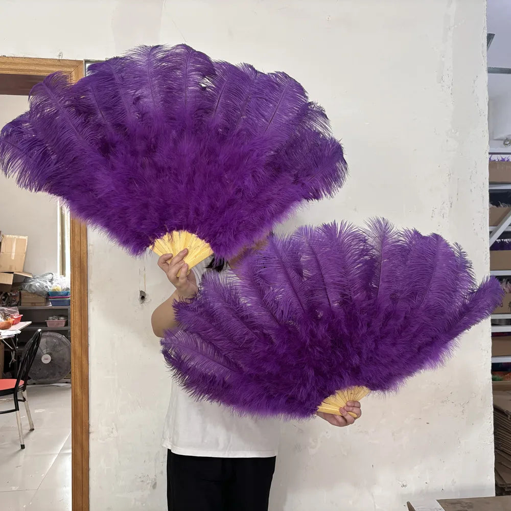 130CM Ostrich Feather Fans