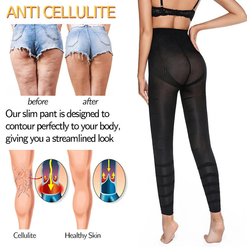 Women Legging High Waist New Leggins Tummy Control Panties Waist Trainer Slimming Pants Body Shaper Thigh Sculpting Slimmer
