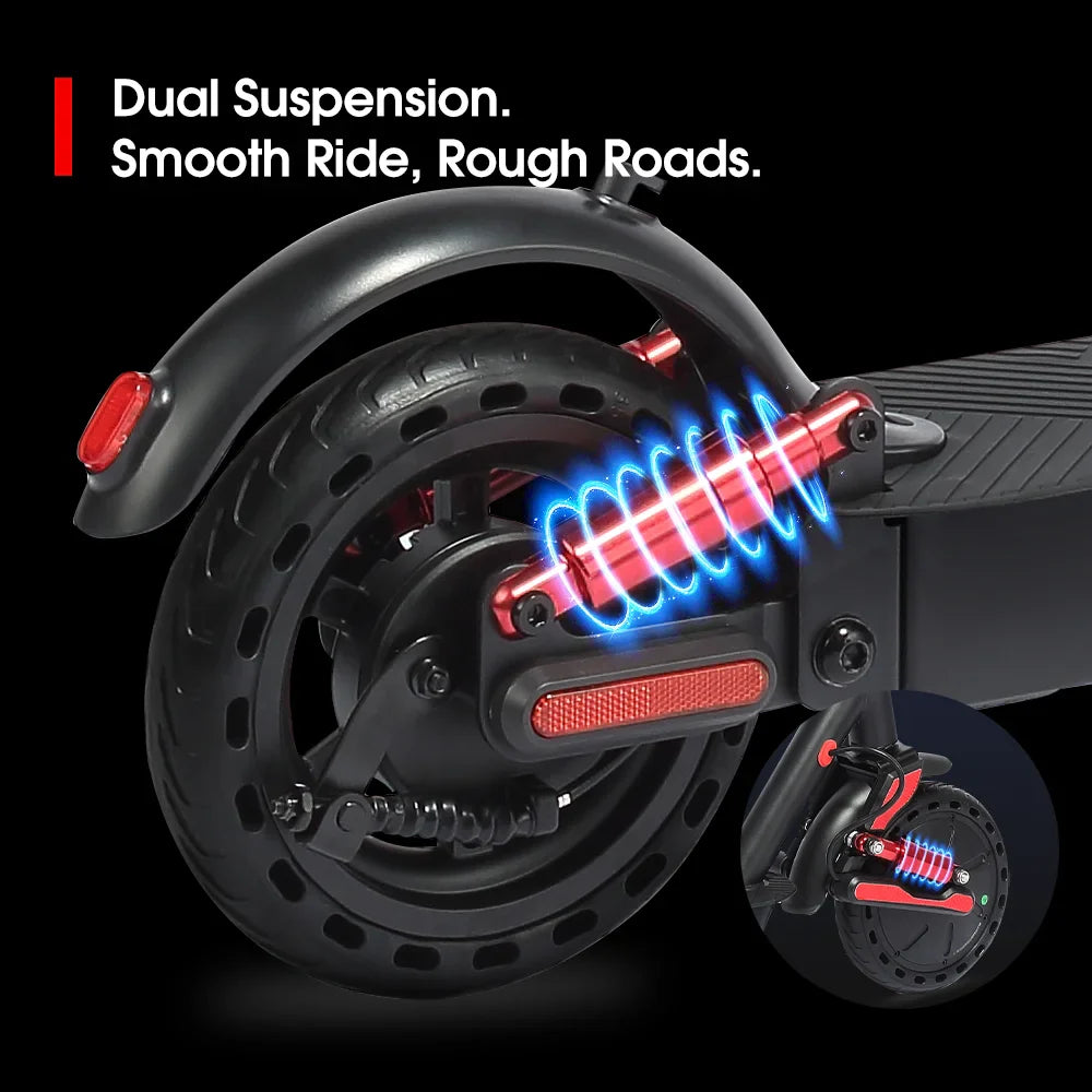 HUANCI D06 500W e scooter Electric Scooters 32km/h escooters Escooter scooter electric for adults eScooter Dual Shock Absorbers