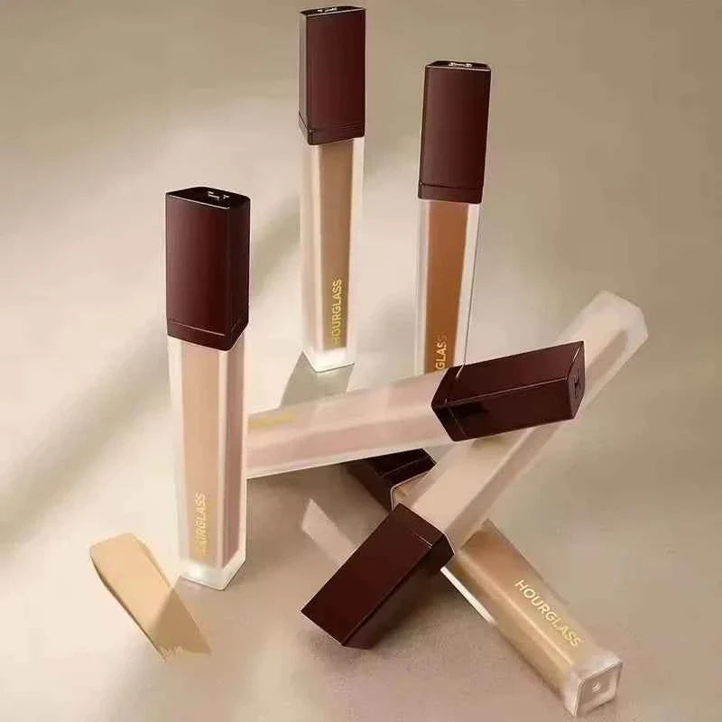 Hot Hourglass Liquid Concealer Base Cream Waterproof Oil-control Liquid Covering Black Circles Blemishes Acne Marks Spots Makeup