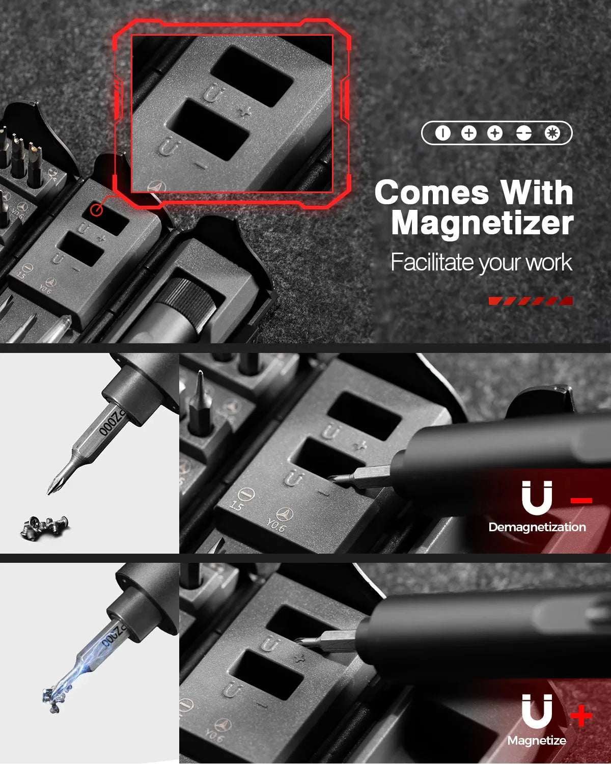 138 In 1 Electric Professional Screwdriver Set Cordless Multifunctional iPhone & Glasses Repair Tool Magnetic Bit Household Kit