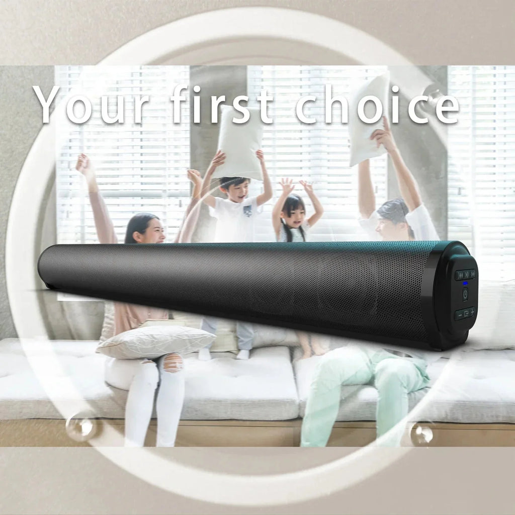 Super Powerful Sound Bar Portable Wireless Bluetooth Speaker Surround Stereo Home TV Sound Box Subwoofer FM Radio Home Theater