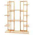 Multi-Tiered Bamboo Plant Stand Indoor Outdoor Flower Pot Holder Rack for Garden Balcony Living Room