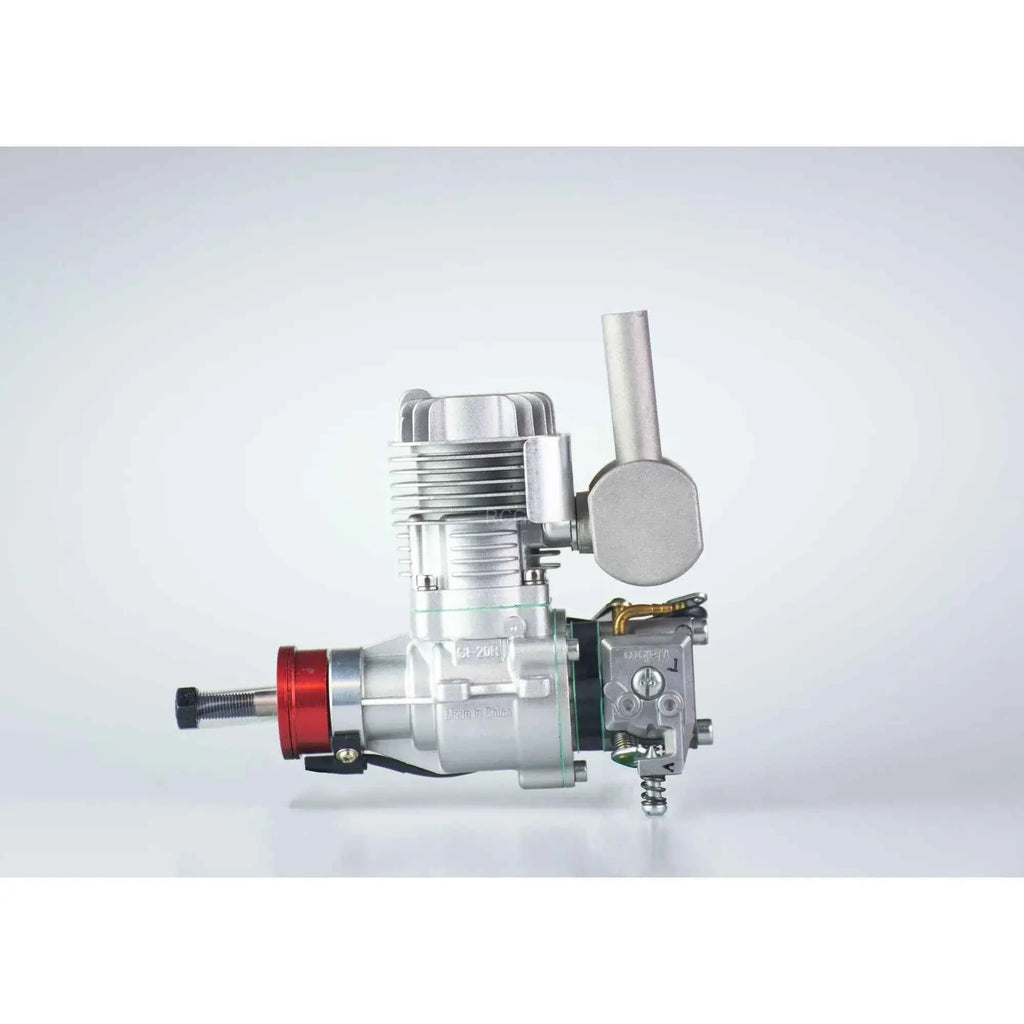 RCGF 20cc RE Rear Exhaust Gas Engine, Walbro Carburetor for Sport Scale RC Models
