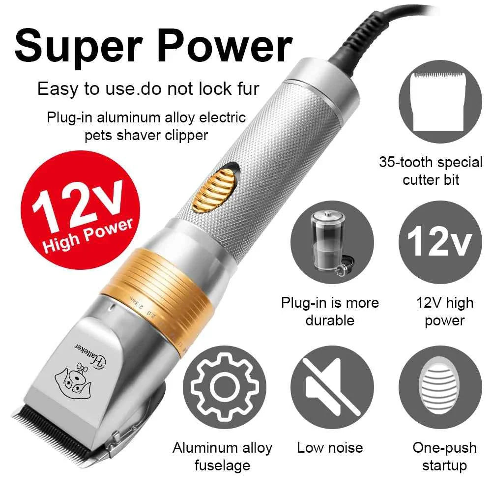 Hair Clippers for Dogs Powerful Pet Clippers Electric Grooming Trimmer Pets Haircut Shaver
