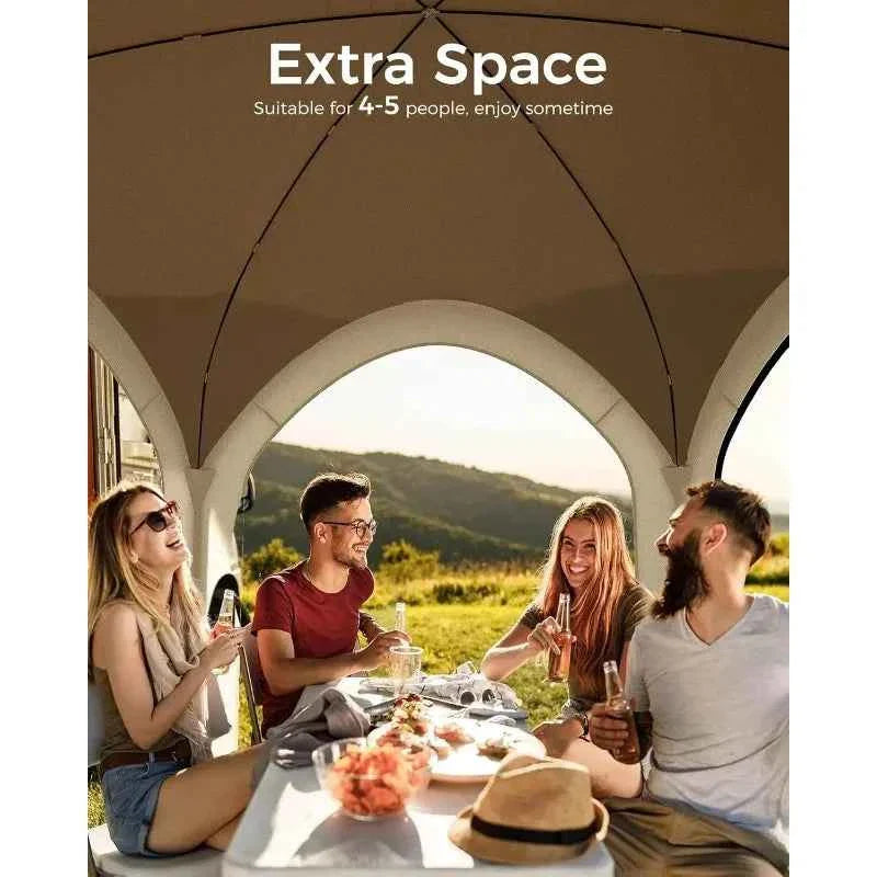 Oxford Screen Pop Up House Room Tent Canopy Sun Shade Shelter Portable Gazebo for Patio Backyard Deck and Outdoor Activities