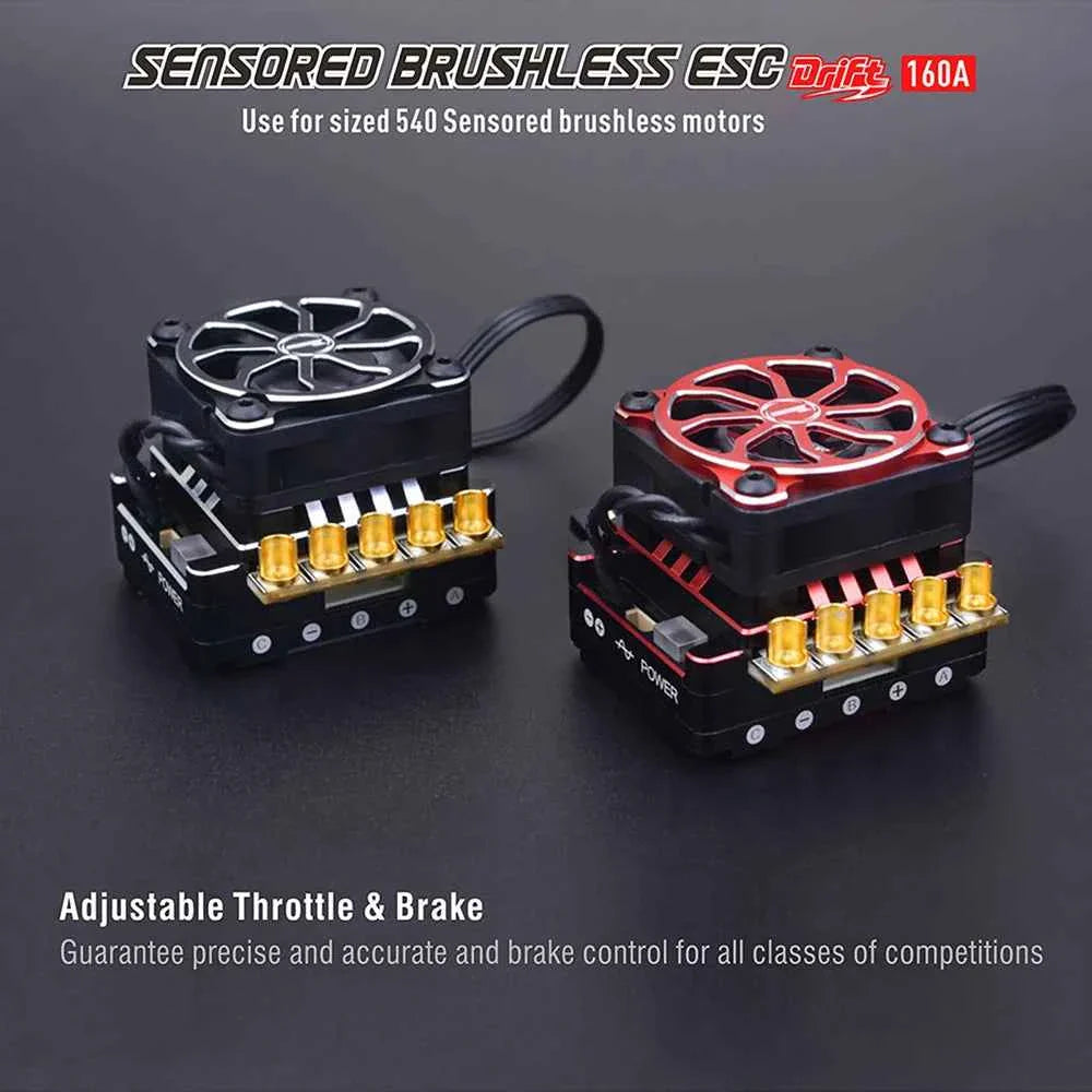 Rocket RC Brushless Motor Thunder 540 Sensored 10.5T 13.5T 3.175 mm Shaft for 1/10 RC Racing Drift Car Parts Surpass Hobby