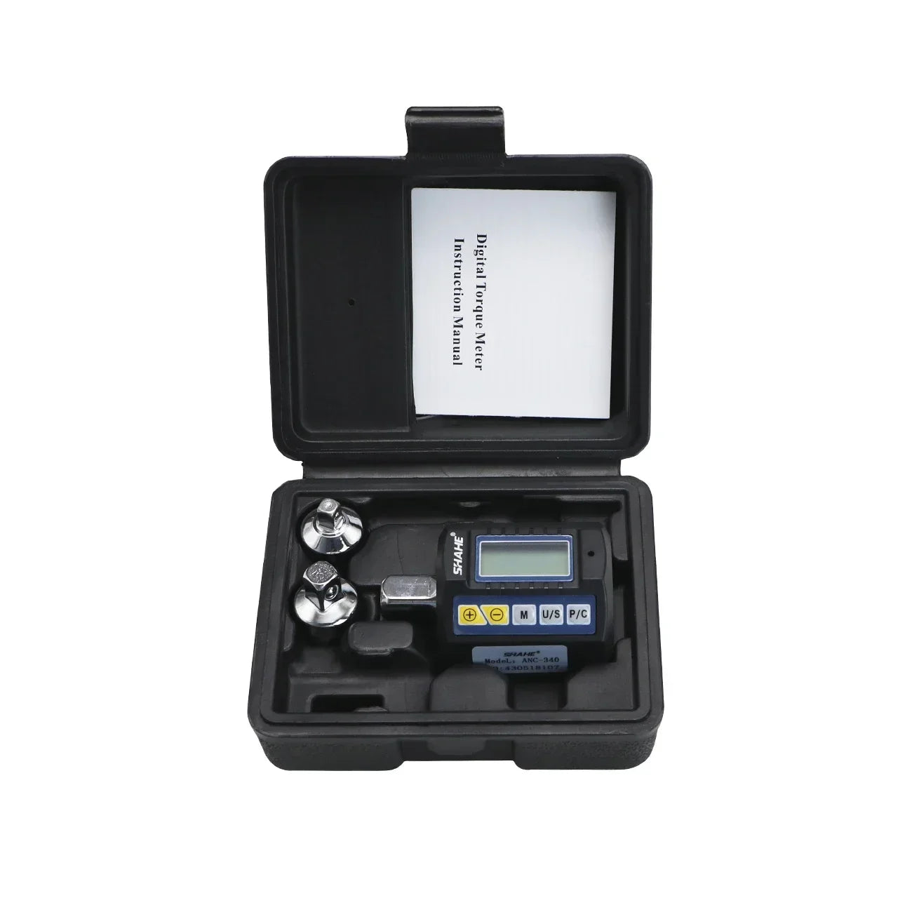 SHAHE High Precision Mini Torque Adapter Square Drive 1/2''1/4'' 3/8'' Digital Torque Wrench Electronic Digital Torque Meter