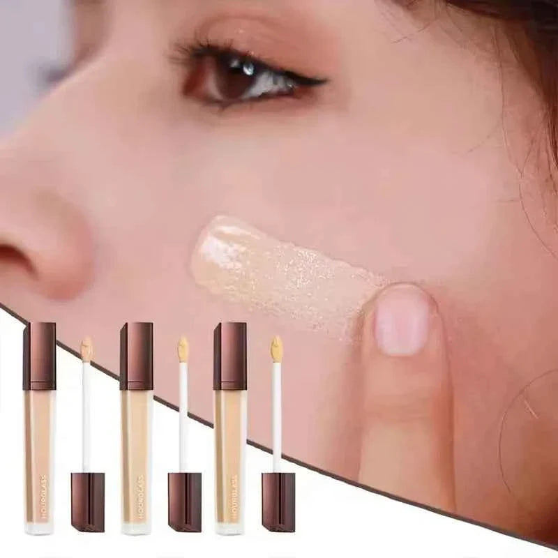 Hot Hourglass Liquid Concealer Base Cream Waterproof Oil-control Liquid Covering Black Circles Blemishes Acne Marks Spots Makeup