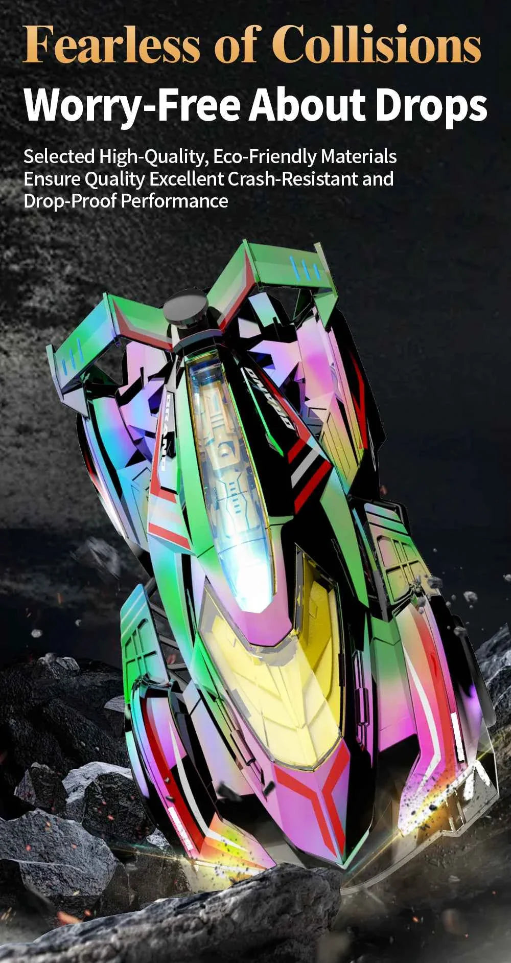 Rc Car 4Ch High-Speed Remote Control Drift Racing Car Electric Sportscar Toy Vehicle Model Toys for Boys Kids Birthday Gift