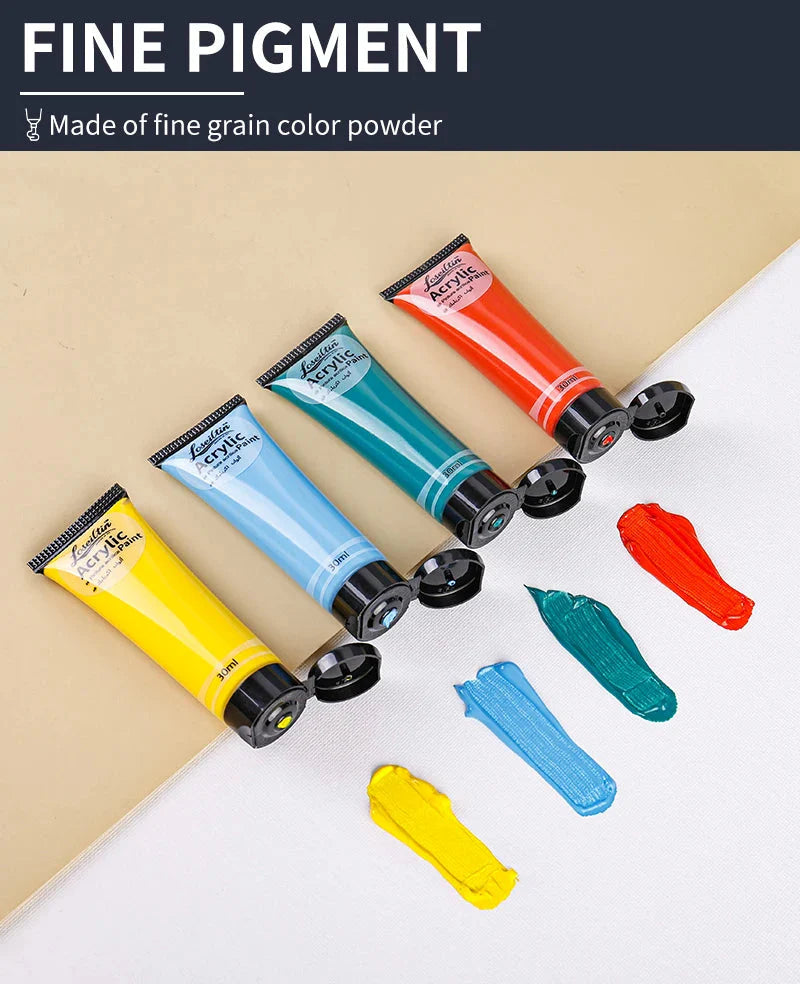 30ml Acrylic Paint for Wall Painting Waterproof And Sun Resistant Art Student Painting Materials Textile DIY Graffiti