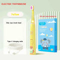Kids Sonic Electric Toothbrush Cartoon with Colorful LED Light IPX7 Waterproof Deep Clean Teeth Care Rechargeable Toothbrush