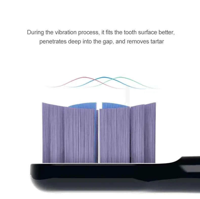 4/8PCS Replacement Brush Heads For XIAOMI MIJIA  T700 Sonic Electric Toothbrush Dupont Bristle with Caps Sealed Pack