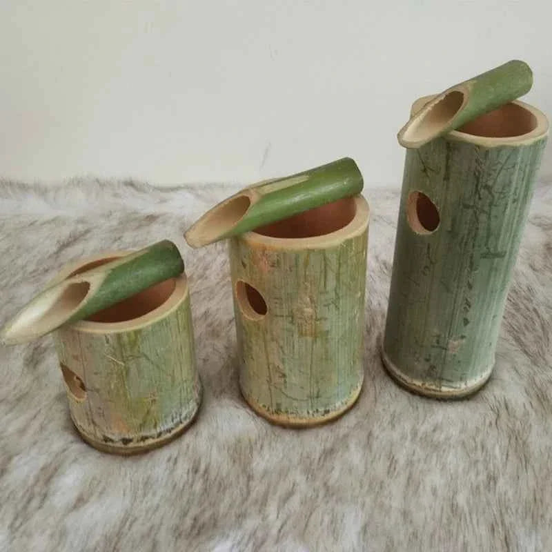 1pc Bamboo Fountain Modern Home Decor Water Fountains Ornaments Garden Decoration