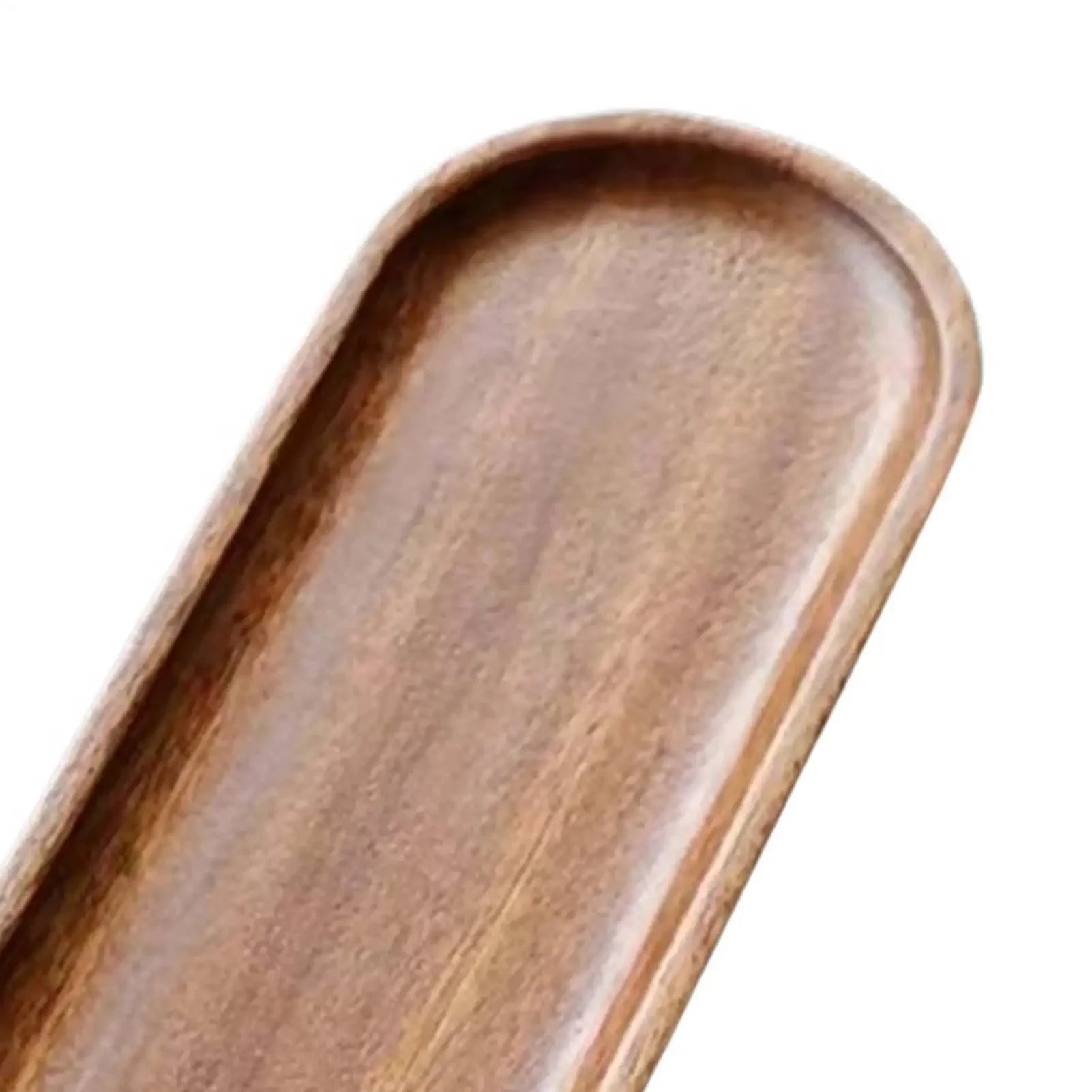 Wooden Platters Long Tray Walnut Bowl/tray Dessert Plate Snack Dried Fruit Plate Oval Tea Tray Fruit Snacks Food Storage Tray