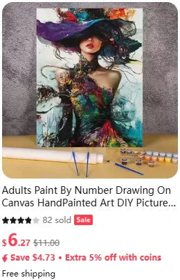 Acrylic Paint By Numbers Modular Picture With Paint Drawing On Canvas Adults Handpainted Gift Wall Art Painting Home Decor