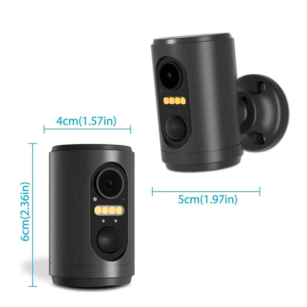 1080P Bird Feeder with HD Camera Built-in Battery Solar Low Power Night Vision Outdoor IP66 Waterproof 2.4GWIFI Connected Feeder