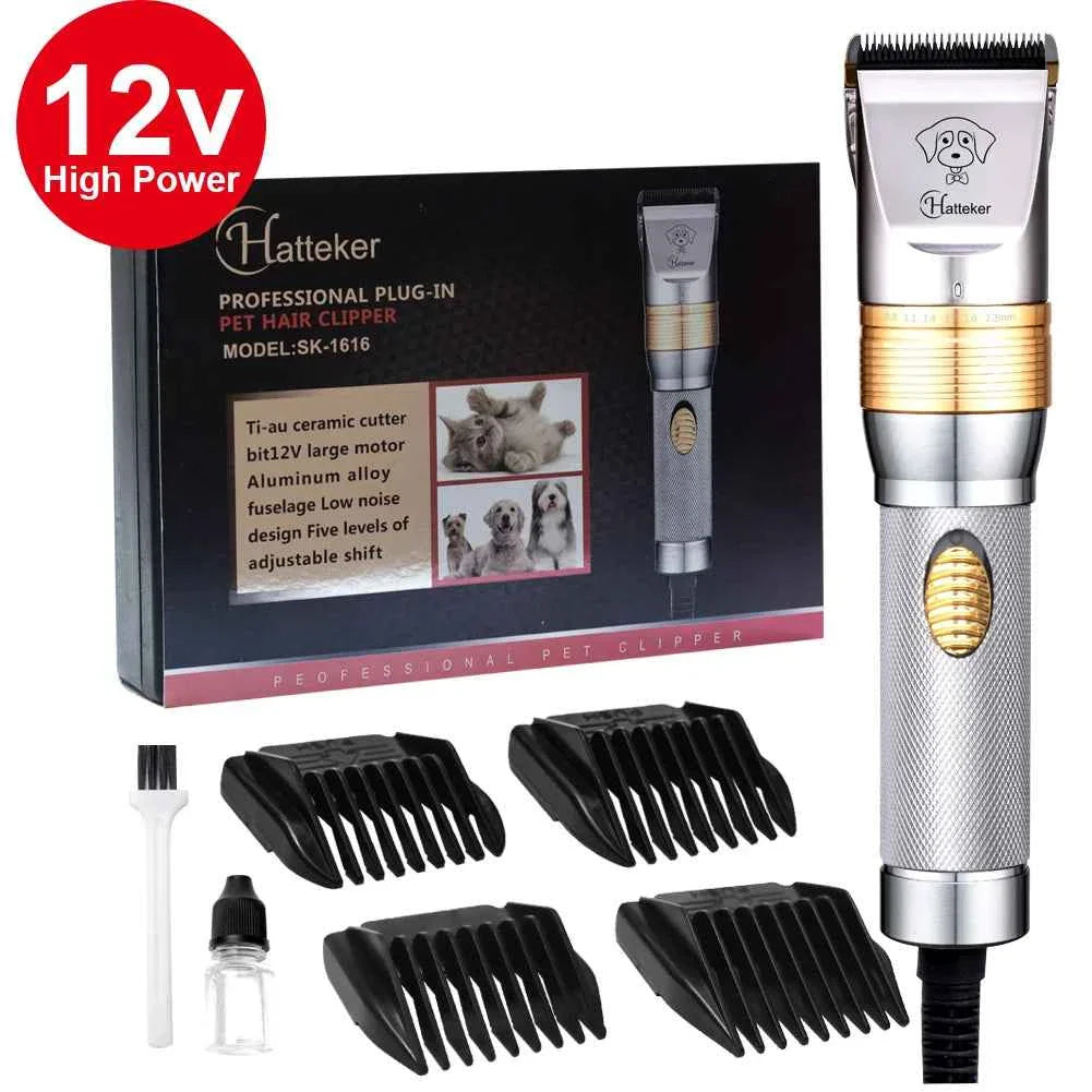 Hair Clippers for Dogs Powerful Pet Clippers Electric Grooming Trimmer Pets Haircut Shaver