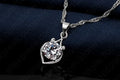 Charming Luxury Elegant Rhinestone Pendant Jewelry Set Include 925 Sterling Silver Necklace/Earring Sets