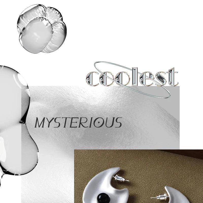 Artistic Craft Jewelry Accessories Eye Motif Necklace and Earrings Set for Women Men Fashion Forward Accessories