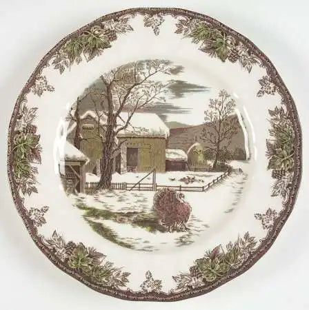 British Friendship Village series, decorative plates, Western food plates