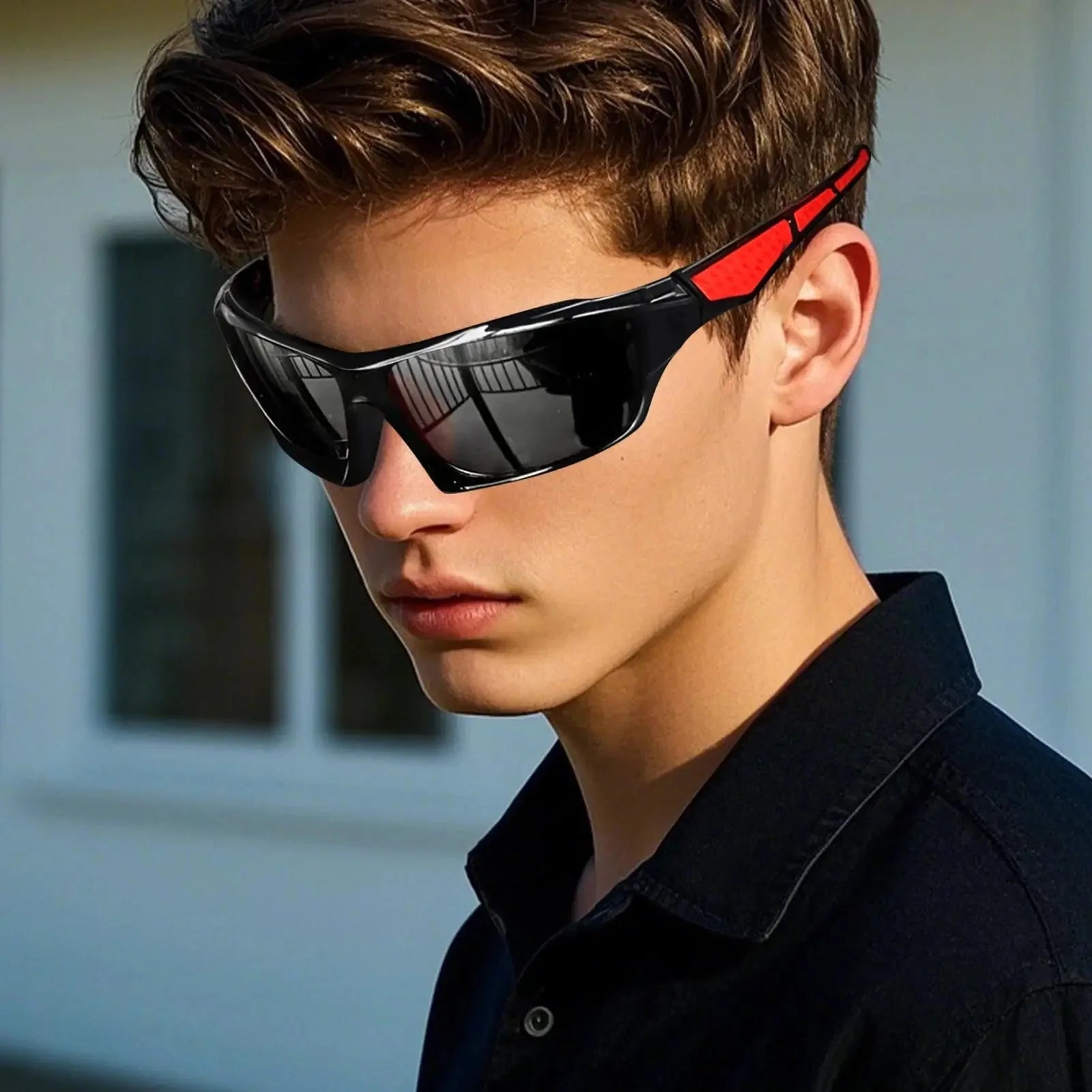 Protection Sun Glasses Glasses Comprehensive Mens Sun Comfortable Fashion Shades Outdoor Sport Eyewear For Driving Running