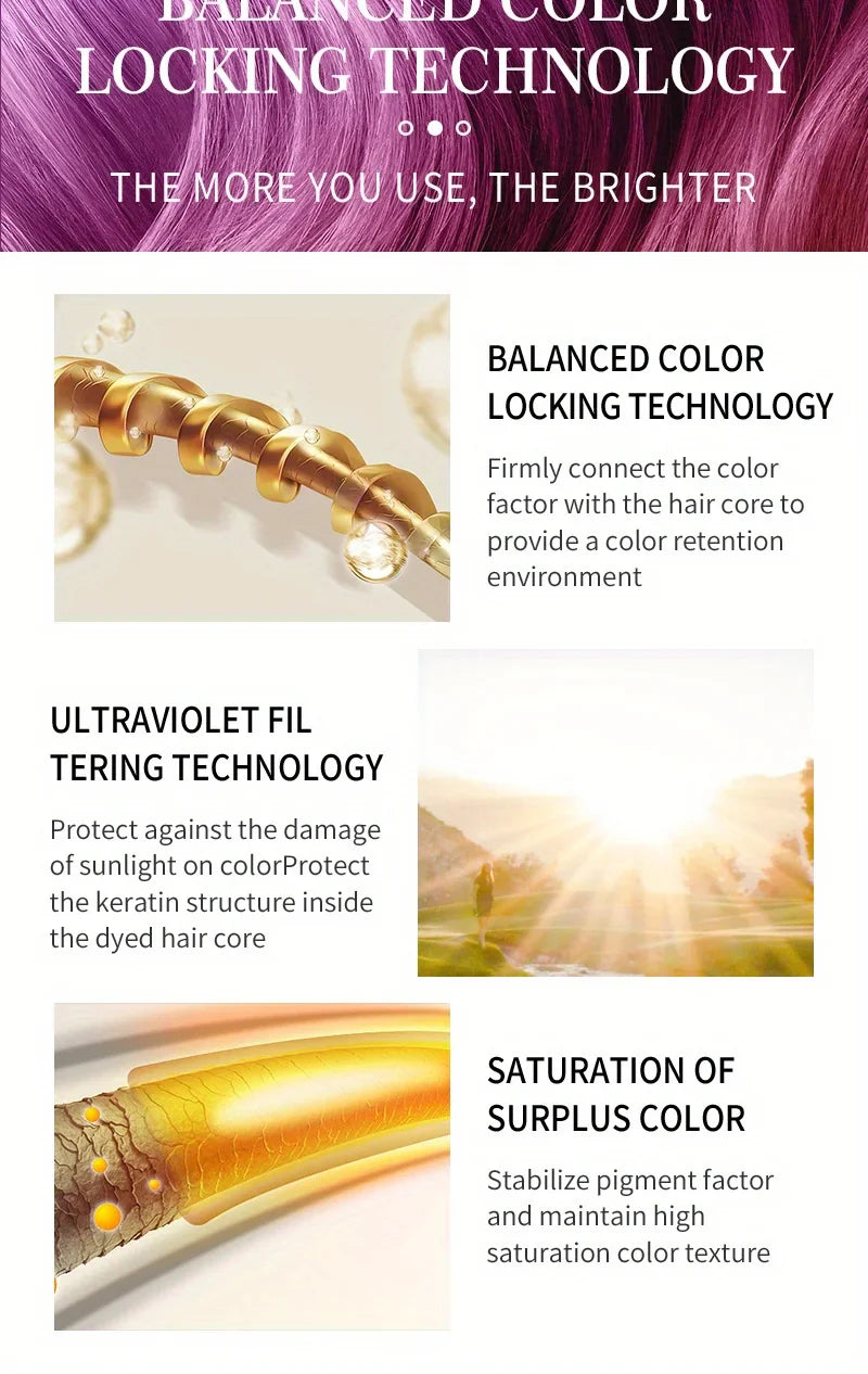 MELAO Hair Dye - Semi Permanent Hair Color Depositing Conditioner, Cruelty-free