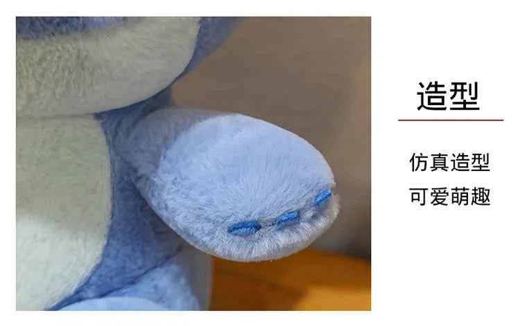 Disney Cute Blue Stitch Stuffed Plush Toy Cartoon Anime Stitch Kawaii Sleeping Pillow Plush Doll Giving Girls Birthday Gifts