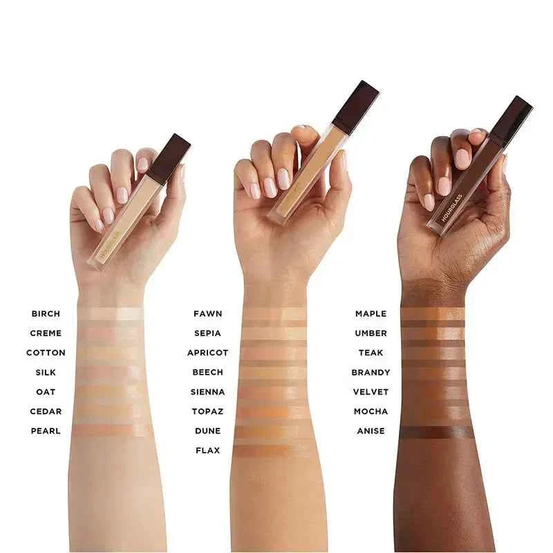 Hot Hourglass Liquid Concealer Base Cream Waterproof Oil-control Liquid Covering Black Circles Blemishes Acne Marks Spots Makeup