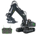 RC Excavator 1/20 2.4GHz 11CH RC Construction Truck Engineering Vehicles Educational Toys for Kids with Light Music