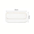 1pc Foldable Wall-mounted Shelf, For Bathroom, Toilet, Kitchen, Bedside, No Drilling Phone Storage, Wifi Router Storage