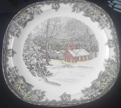British Friendship Village series, decorative plates, Western food plates