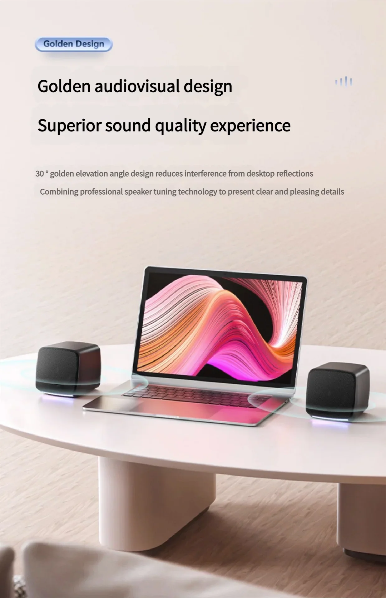 SOREX E-1078 Ultra-Portable USB Multimedia Speakers - 2.0 Channel 6W Stereo Sound for Laptop & PC