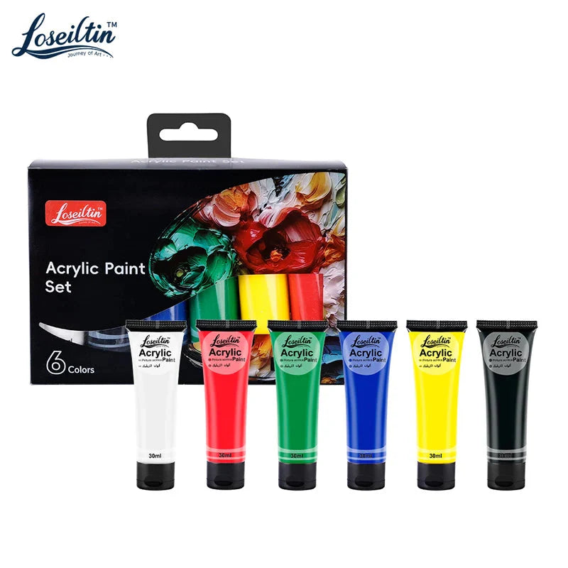 30ml Acrylic Paint for Wall Painting Waterproof And Sun Resistant Art Student Painting Materials Textile DIY Graffiti