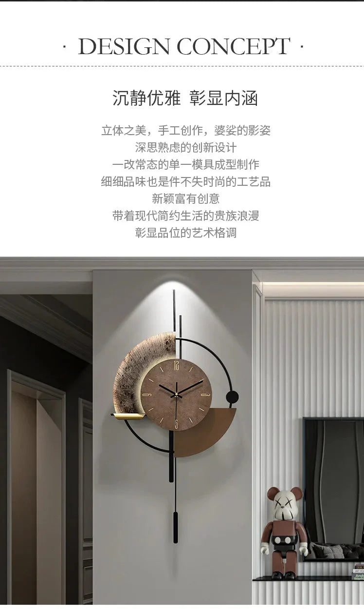 Voice Control Artist of Life Optional Luminous House Clock