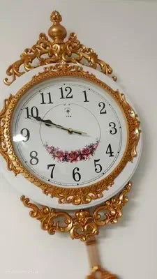 Large Luxury Gold Wall Clock Living Room Silent Creative Swing Wall watches Bedroom Quartz Clocks Wall Home Decor