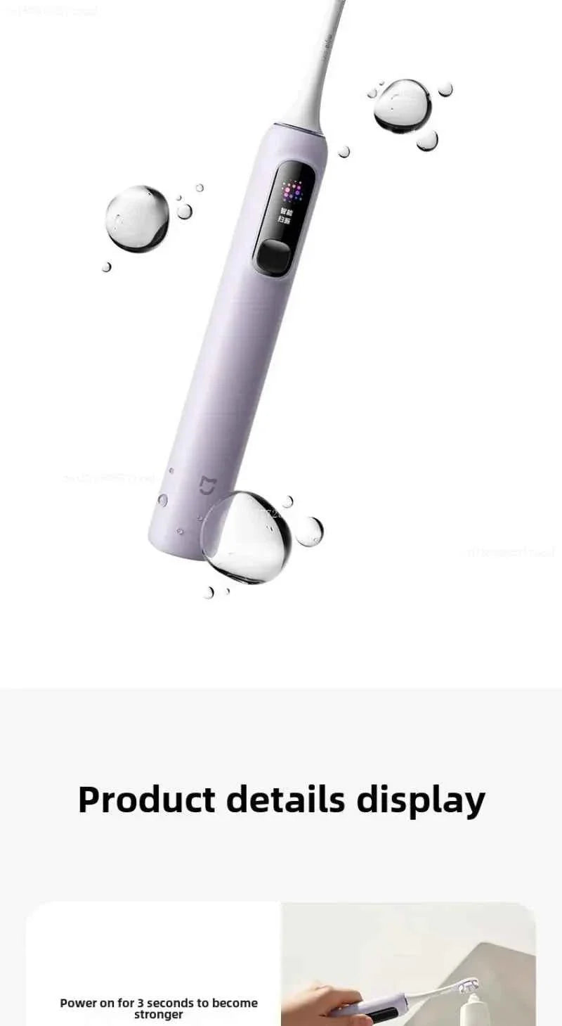 Mijia Sonic Sweep Vibration Electric Toothbrush Pro Intelligent Tooth Surface Recognition Digital Display Reminder