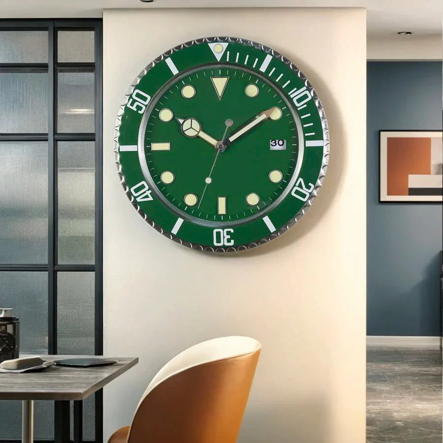 Europäischer Stil Minimalist Design Creative Wall Clock 12"