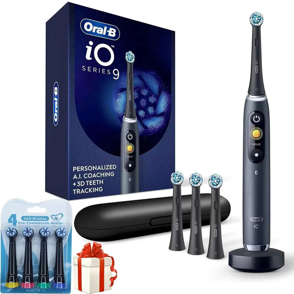 Oral-B Electric Toothbrush Oral B iO Series 9 Electric Toothbrush with 1 Replacement Brush Head 1 travel box 1 induction charger