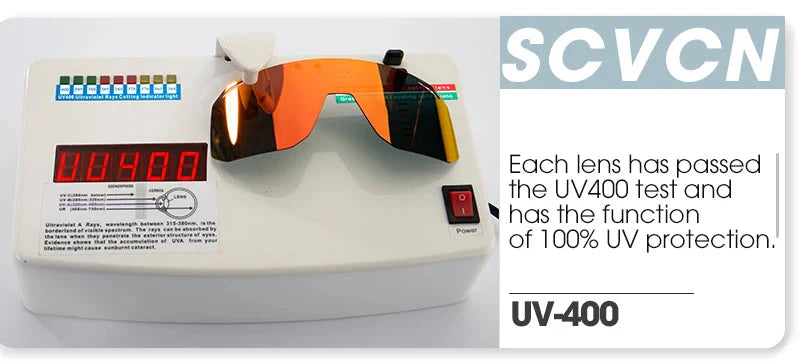 SCVCN Cycling Glasses Bike Mountain Bicycle Hiking Camping Golf UV400 Sunglasses Sport Protection Glasses for Men Women Baseball