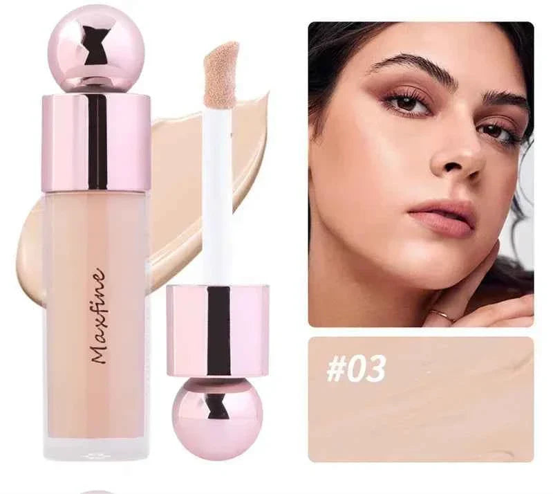 Smooth Liquid Foundation Cream Moisturizing Waterproof Concealer Modify Skin Tone Cover Acne Spots Full Coverage Face Make Up