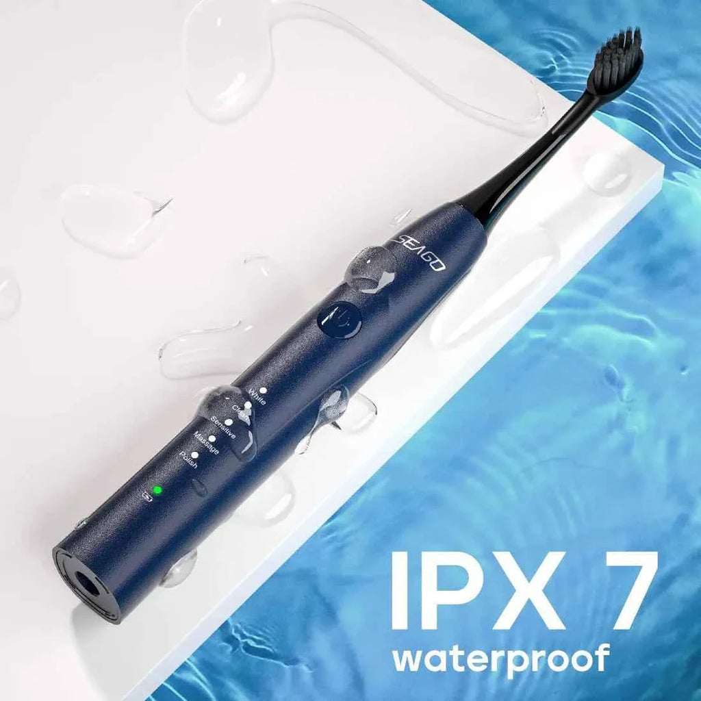 Seago Electric Toothbrush Two-engines Magnetic Core Oral Care Smart Adult Timer Brush Waterproof Brushes SG540