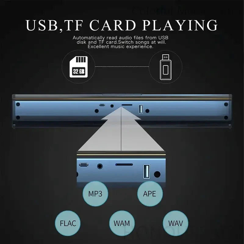 BS-28B High Quality Bluetooth Speaker High Power Wallmounted Wireless 40w Sound Bar Stereo Home Theater TV Strong Bass Sound Bar