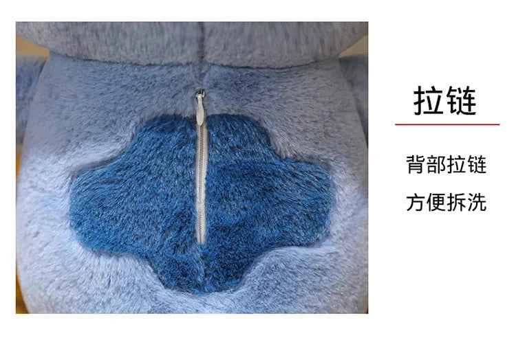 Disney Cute Blue Stitch Stuffed Plush Toy Cartoon Anime Stitch Kawaii Sleeping Pillow Plush Doll Giving Girls Birthday Gifts