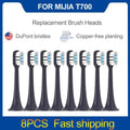 4/8PCS Replacement Brush Heads For XIAOMI MIJIA  T700 Sonic Electric Toothbrush Dupont Bristle with Caps Sealed Pack