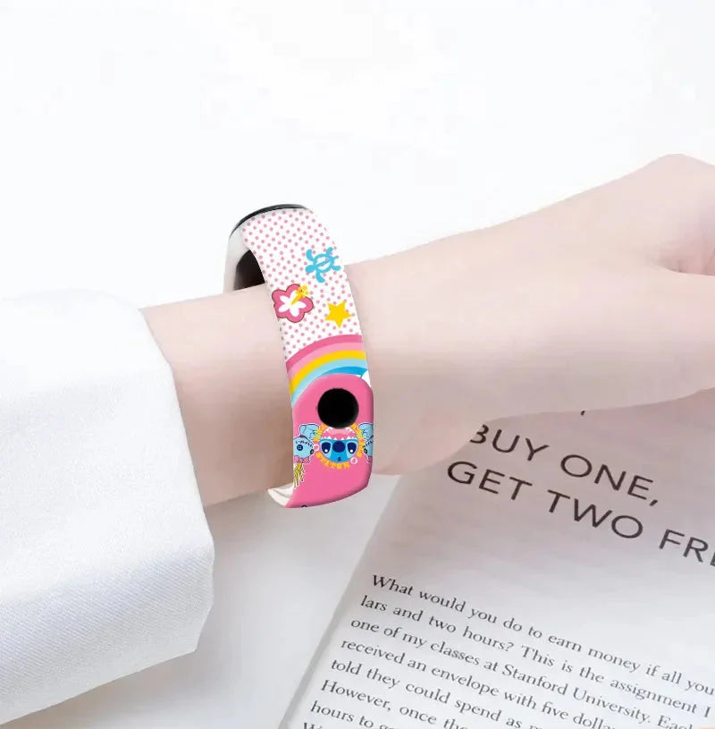Disney Stitch Digital Kids' Watches Anime Figures LED Luminous Watch Touch Waterproof Electronic Sports Watch Kids Birthday Gift